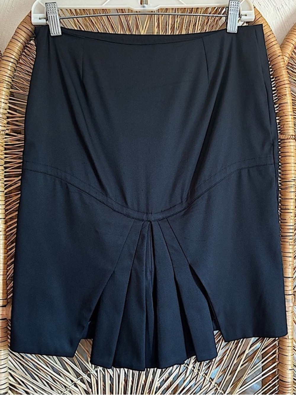 Vintage Gucci Silk Pleated Skirt